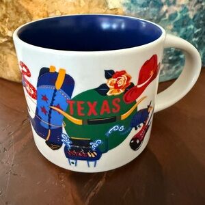 Starbucks Discovery Series TEXAS 14 oz  Longhorns Boots Cowboys Hats Lone Star